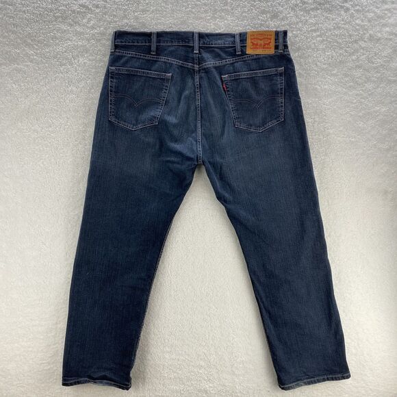 Levi's Jeans Men's 40x30 Blue 505 Regular Fit Straight Leg American Grunge Denim - Picture 8 of 16